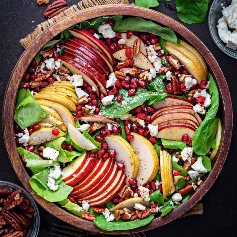 Apple Pear Arugula Salad Recipe